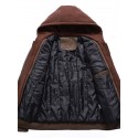Men's Jacket Casual Jacket Outdoor Street Daily Fall Winter Regular Coat Regular Fit Thermal Warm Breathable Sporty Casual Jacket Long Sleeve Solid Color Pocket Full Zip Dark Grey Brown