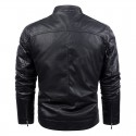Men's Jacket Outdoor Street Daily Fall Winter Regular Coat Stand Collar Regular Fit Thermal Warm Rain Waterproof Breathable Streetwear Sporty Casual Jacket Long Sleeve Solid Color Pocket Quilted