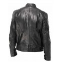 Men's Regular Pocket Coat Black Brown Street Fall Zipper Stand Collar Regular Fit XS S M L XL XXL / Winter / Faux Leather / Long Sleeve / Dry clean only / Micro-elastic