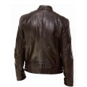 Men's Regular Pocket Coat Black Brown Street Fall Zipper Stand Collar Regular Fit XS S M L XL XXL / Winter / Faux Leather / Long Sleeve / Dry clean only / Micro-elastic