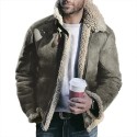 Men's Jacket Outdoor Street Daily Winter Regular Coat Regular Fit Thermal Warm Windproof Breathable Streetwear Sporty Casual Jacket Long Sleeve Solid Color Pocket Green Black Khaki