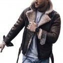 Men's Jacket Outdoor Street Daily Winter Regular Coat Regular Fit Thermal Warm Windproof Breathable Streetwear Sporty Casual Jacket Long Sleeve Solid Color Pocket Black Red Brown