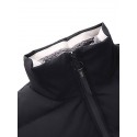 Men's Parka Outdoor Street Daily Fall Winter Regular Coat Stand Collar Regular Fit Warm Breathable Sporty Casual Jacket Long Sleeve Plain Pocket Full Zip Black Blue Wine / Going out