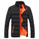 balakie mens down jacket winter warm slim thick bubble lightweight coat solid zipper down jacket outwear(blue,m)