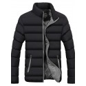 balakie mens down jacket winter warm slim thick bubble lightweight coat solid zipper down jacket outwear(blue,m)