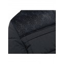 Men's Parka Outdoor Street Daily Fall Winter Regular Coat Stand Collar Regular Fit Warm Breathable Streetwear Sporty Casual Jacket Long Sleeve Plain Pocket Full Zip Black Blue / Going out