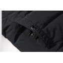Men's Parka Outdoor Street Daily Fall Winter Regular Coat Stand Collar Regular Fit Warm Breathable Streetwear Sporty Casual Jacket Long Sleeve Plain Pocket Full Zip Black Blue / Going out