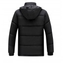 Men's Parka Daily Fall Winter Regular Coat Stand Collar Slim Waterproof Windproof Warm Multi layer Casual Jacket Long Sleeve Solid Color Pocket Black Yellow