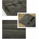 Men's Parka Outdoor Street Daily Fall Winter Long Coat Regular Fit Thermal Warm Breathable Sporty Casual Jacket Long Sleeve Solid Color Fur Trim Pocket Black Blue Army Green / Full Zip / Going out