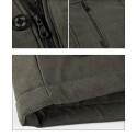 Men's Parka Outdoor Street Daily Fall Winter Long Coat Regular Fit Thermal Warm Breathable Sporty Casual Jacket Long Sleeve Solid Color Fur Trim Pocket Black Blue Army Green / Full Zip / Going out