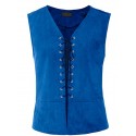 vintage medieval men vest laced up renaissance sleeveless waistcoat gothic steampunk tank top khaki