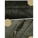 Men's Parka Outdoor Street Daily Fall Winter Long Coat Regular Fit Thermal Warm Breathable Sporty Casual Jacket Long Sleeve Solid Color Fur Trim Pocket Green Blue Khaki / Full Zip / Cotton