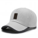 Men's Simple Baseball Cap Dailywear Outdoor Mesh Letter Black Dark Gray Hat Windproof Breathable Ultraviolet Resistant Fall Spring Summer Fashion Quick Drying Sunshade Cap Washable Trendy Baseball Hat