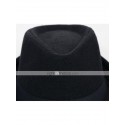 Men's Classical Fedora Hat Solid Colored Fabric leatherette Hat Casual Stylish Dress Hats Retro Gentlemen's Hat