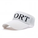 Men's Baseball Cap Sports & Outdoor Dailywear Sexy Solid Color Black White Hat