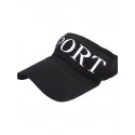 Men's Baseball Cap Sports & Outdoor Dailywear Sexy Solid Color Black White Hat