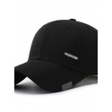 Men's Simple Baseball Cap Dailywear Outdoor Print Letter Black Gray Hat Windproof Breathable Ultraviolet Resistant / Fall / Spring / Summer