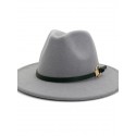 Unisex Party Bucket Hat Solid Colored Hat Classic and Simple Wide Brim Fedora Hat For Men solid color