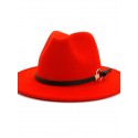 Unisex Party Bucket Hat Solid Colored Hat Classic and Simple Wide Brim Fedora Hat For Men solid color