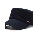 Men's Simple Flat Cap Dailywear Outdoor Pure Color Pure Color Black Gray Hat Windproof Breathable Ultraviolet Resistant / Fall / Spring / Summer