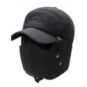 Men's Simple Baseball Cap Dailywear Outdoor Pure Color Pure Color Black Blue Hat Windproof Breathable Ultraviolet Resistant / Fall / Winter