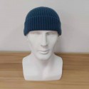 Men's Simple Beanie Slouchy Daily Outdoor Knitted Pure Color Hat Windproof Breathable Sports Fall Winter Men Hats All-match Thicken Warmth Landlord Cap Skull Cap - Black