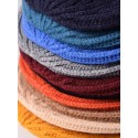 Men's Simple Beanie Slouchy Daily Outdoor Knitted Pure Color Hat Windproof Breathable Sports Fall Winter Men Hats All-match Thicken Warmth Landlord Cap Skull Cap - Black