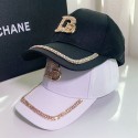 Men's Baseball Cap Dailywear Sexy Letter Black White Hat Spring  Summer Sports Cap Rhinestone D Letter Baseball Cap Summer Thin Fashion All-match Sun Cap