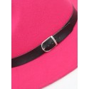 Men's Basic Bucket Hat Vintage Wide Brim Fedora Hat Sun Hat Solid Color Plain Hat Party Banquet / Fall / winter