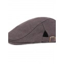 Men's Casual Flat Cap Street Daily Outdoor Pure Color Pure Color Hat Windproof Comfort Breathable / Fall / Winter / Spring / 1 PC