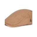 Men's Casual Flat Cap Street Daily Outdoor Pure Color Pure Color Hat Windproof Comfort Breathable / Fall / Winter / Spring / 1 PC