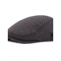 Men's Casual Flat Cap Street Daily Outdoor Pure Color Pure Color Hat Windproof Comfort Warm / Fall / Winter / Spring / 1 PC