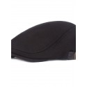 Men's Casual Flat Cap Street Daily Outdoor Pure Color Pure Color Hat Windproof Comfort Warm / Fall / Winter / Spring / 1 PC