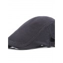 Men's Casual Flat Cap Street Daily Outdoor Pure Color Pure Color Hat Windproof Comfort Breathable / Fall / Winter / Spring / Summer / 1 PC