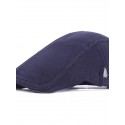 Men's Casual Flat Cap Street Daily Outdoor Pure Color Pure Color Hat Windproof Comfort Breathable / Fall / Winter / Spring / Summer / 1 PC