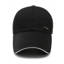 Men's Simple Baseball Cap Dailywear Outdoor Pure Color Letter Black Red Hat Windproof Breathable Ultraviolet Resistant Fall Spring Summer topi baseball golf pria topi 1Pc Adjustable leisure hats