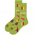 1 Pair Men's Socks Cute Fashion Novelty Colorful Socks Sports Outdoor Black and Yellow hosiery ankle socks