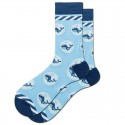 1 Pair Men's Socks Cute Fashion Novelty Colorful Socks Sports Outdoor Black and Yellow hosiery ankle socks