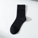 Men's Socks Solid Colored Stockings Warm Business Yellow 1 Pair