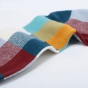 Men's 5 Pairs Socks Rainbow Multi Color Warm Spring & Summer Multi color Rainbow