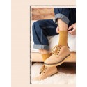 Men's 5 Pairs Socks Casual Socks Comfort Solid Colored Medium Fall & Winter Multi color Black Blue