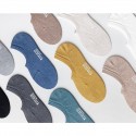 Men's Socks Plain Socks Medium Causal Light Blue