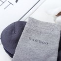 Men's 5 Pairs Socks Casual Socks Comfort Solid Colored Medium Spring & Summer Fall & Winter Multi color White Black