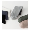 Men's 3 Pairs Socks Sport Socks / Athletic Socks Casual Socks Fashion Comfort Solid Colored Medium Fall & Winter White Black Army Green