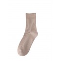 Men's 3 Pairs Socks Sport Socks / Athletic Socks Casual Socks Fashion Comfort Solid Colored Medium Fall & Winter White Black Army Green