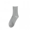 Men's 3 Pairs Socks Sport Socks / Athletic Socks Casual Socks Fashion Comfort Solid Colored Medium Fall & Winter White Black Army Green