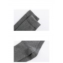 Men's 6 Pairs Socks Casual Socks Comfort Solid Colored Medium Fall & Winter Multi color Black 1 White