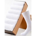 Men's 6 Pairs Socks Casual Socks Comfort Solid Colored Medium Fall & Winter Multi color Black 1 White