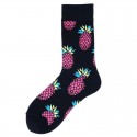 Men's 1 Pair Socks Mixed Color Sports and Outdoors Medium Spring, Fall, Winter, Summer Multi color Black 1 Green