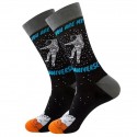 Men's 1 Pair Socks Fashion Novelty Cute Colorful Spring, Fall, Winter, Summer Green Gray Rosy Pink